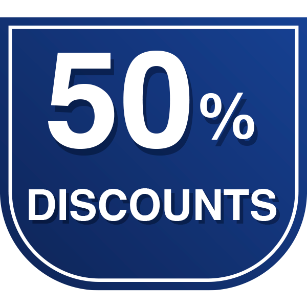 50% Discount