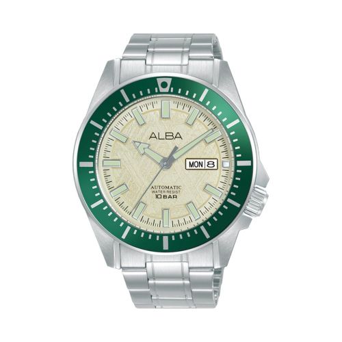 ALBA Men's Hand Watch ACTIVE Stainless Steel Bracelet Cream Dial AL4719X1