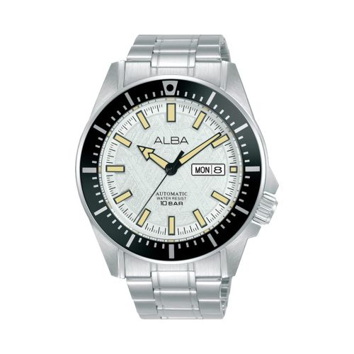 ALBA Men's Hand Watch ACTIVE Stainless Steel Bracelet Silver White dial AL4721X1