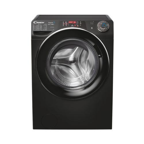 غسالة ملابس كاندي 14 كجم مجفف 9 كيلو انفرتر أسود ROW41496DCBT-EGY