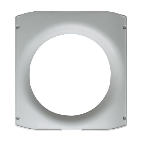 إطار شفاط حمام تورنيدو مقاس 25 سم أبيض