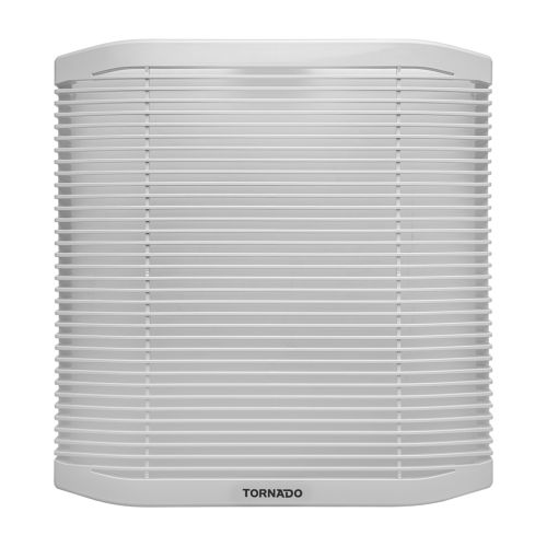 شبكة شفاط حمام تورنيدو مقاس 25 سم رمادي