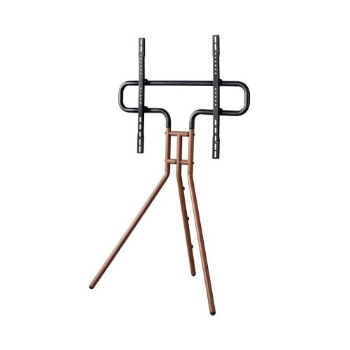 HAMA Easel Design TV Stand 191 cm (75") Variable Height Walnut Wood Look