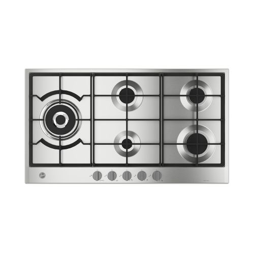 بوتاجاز هوفر مسطح بلت إن 90 × 60 - 5 شعلة غاز استانلس HHG9WL4K3X EGY