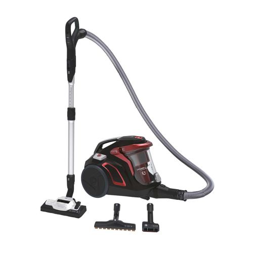 مكنسة كهربائية هوفر 850 وات فلتر هيبا أسود × أحمر HP730ALG 011