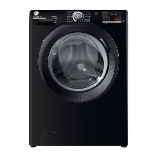 غسالة ملابس هوفر فول أوتوماتيك 7 كجم أسود H3WOS173DBB4-ELA