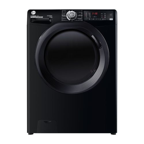 غسالة ملابس هوفر فول أوتوماتيك 8 كجم انفرتر أسود H3WPS284TAMBBELA