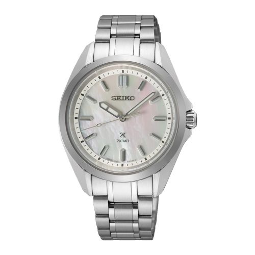 SEIKO Ladies' Watch PROSPEX Stainless Bracelet White Dial SUR605J1