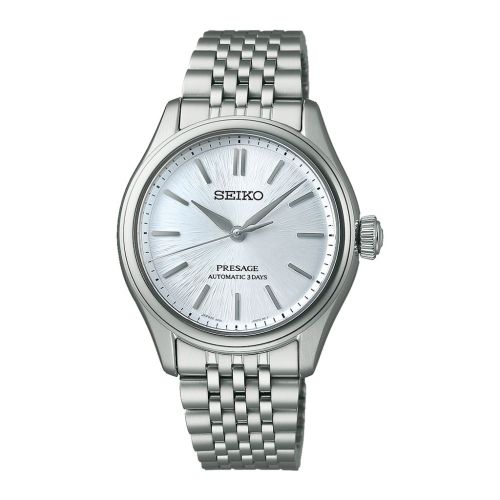SEIKO Men's Hand Watch PRESAGE Stainless Band White Dial SPB521J1