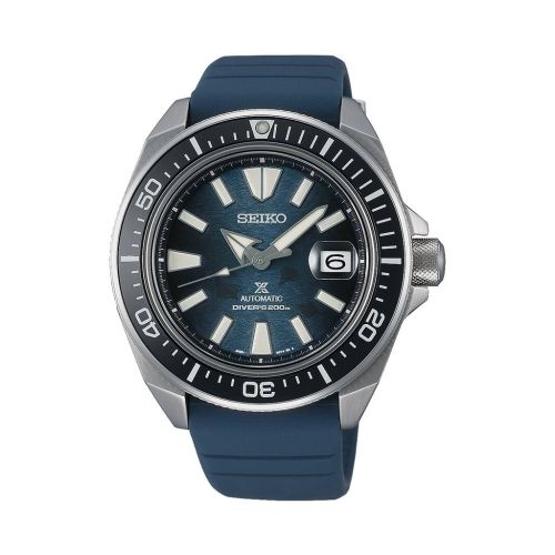 SEIKO Men's Hand Watch PROSPEX Blue Silicone Strap Blue Dial SRPF79K1