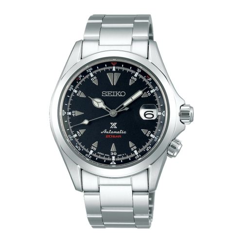 SEIKO Men's Hand Watch PROSPEX Stainless Band Black Dial SPB117J1