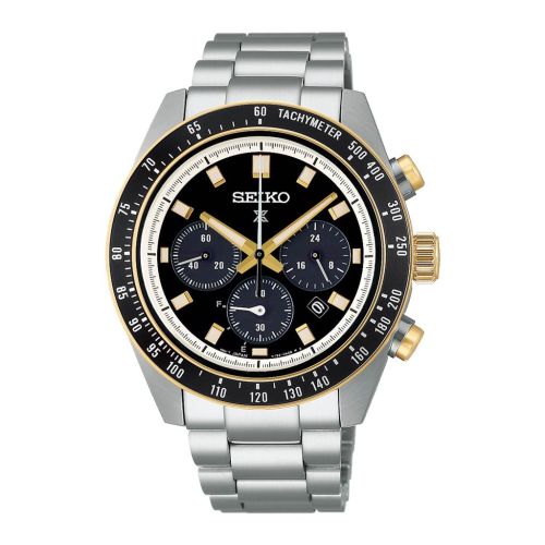 SEIKO Men's Hand Watch PROSPEX Stainless Band Black Dial SSC941P1