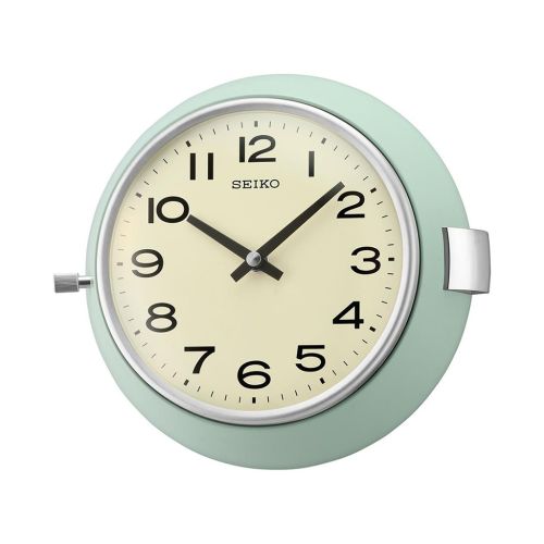 ساعة حائط سيكو برواز ألومنيوم QXA761M