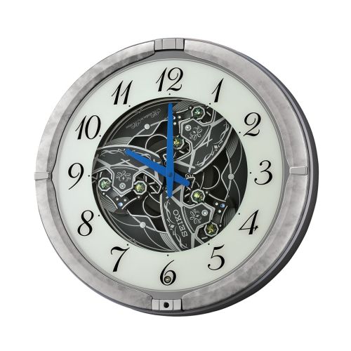 SEIKO Wall Clock Melody in Motion Plastic Case Lighting Sensor QXM397S
