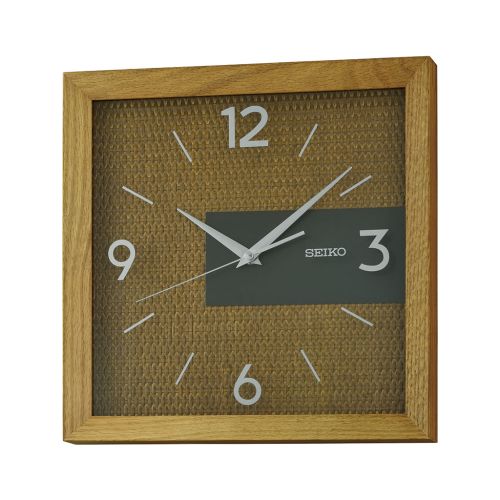 ساعة حائط سيكو برواز خشب QXA845B