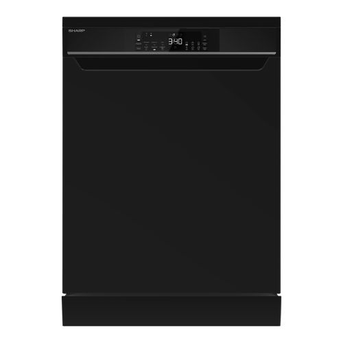 غسالة أطباق شارب 13 فرد 60 سم شاشة رقمية 8 برامج أسود QW-V813-BK2