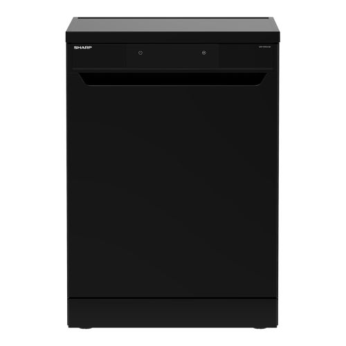 غسالة أطباق شارب 15 فرد 60 سم انفرتر شاشة ديجيتال 10 برامج أسود QW-V1015A-BK