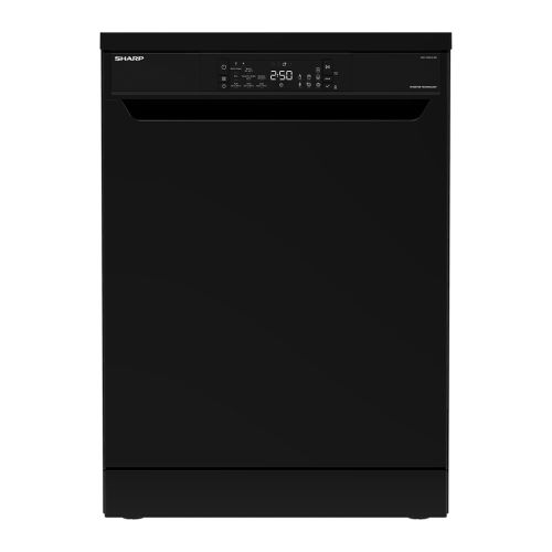 SHARP Dishwasher 15 Person 60 cm Inverter Digital 8 Programs Black QW-V815A-BK