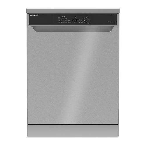SHARP Dishwasher 15 Person 60 cm Inverter Digital 8 Programs Stainless QW-V815A-SS