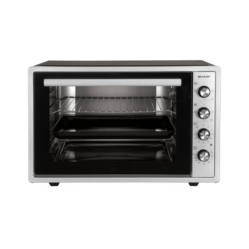 فرن كهربائي شارب 70 لتر 1800 وات  شواية مروحة  سيلفر × أسود  EO-S70-ES2