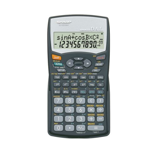 آلة حاسبة علمية شارب 272 دالة أسود EL-531WH-BK