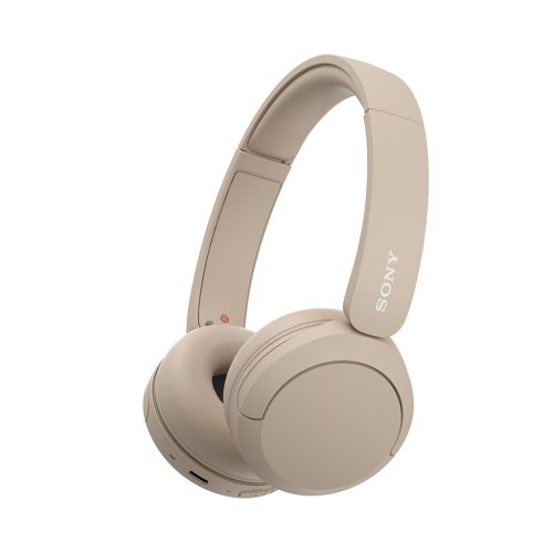 سماعة رأس سوني لاسلكية تتصل بالبلوتوث كريمي WH-CH520/C