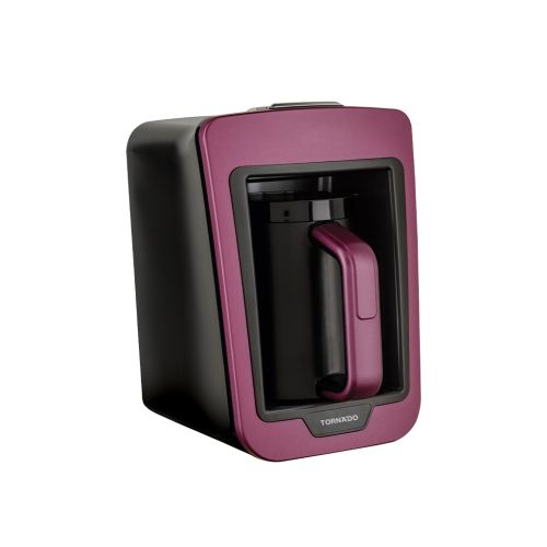 محضرة قهوة تركي تورنيدو أوتوماتيك 330مل موف × أسود TCME-100 V