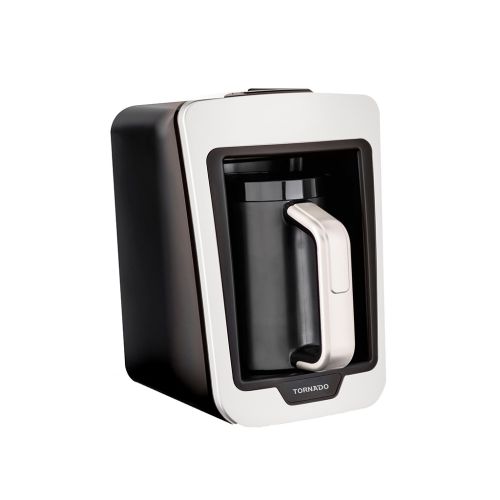 محضرة قهوة تركي تورنيدو أوتوماتيك 330مل أبيض × أسود TCME-100 W