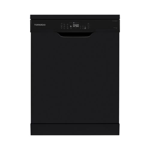 غسالة أطباق تورنيدو 15 فرد 60 سم شاشة ديجيتال 8 برامج أسود TDV-FN158CBK