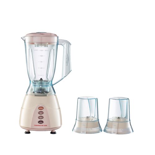 خلاط كهربائي تورنيدو 500 وات 1.5 لتر 2 مطحنة بينك MX5200/2-PINK