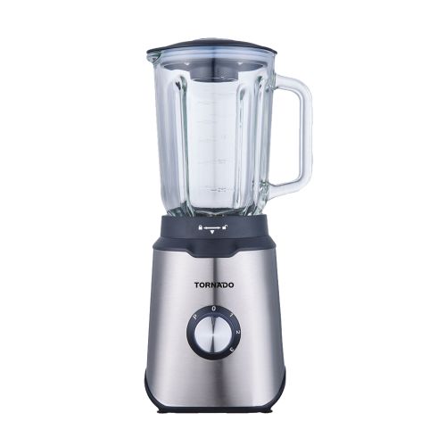 خلاط كهربائي تورنيدو 600 وات سعة 1.5 لتر 3 سرعات سيلفر BL-600T