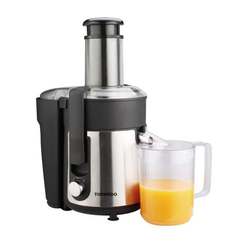 عصارة فواكه تورنيدو 800 وات استانلس ستيل أسود × سيلفر CJ-800T