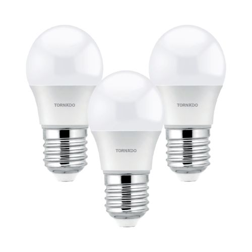 مجموعة من 3 لمبات تورنيدو بالب ليد ضوء النهار 5 وات لون الإضاءة أبيض NBW-D05L/S3