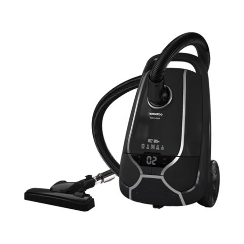 TORNADO Vacuum Cleaner 2200 Watt HEPA Filter Black TVC-2200EB