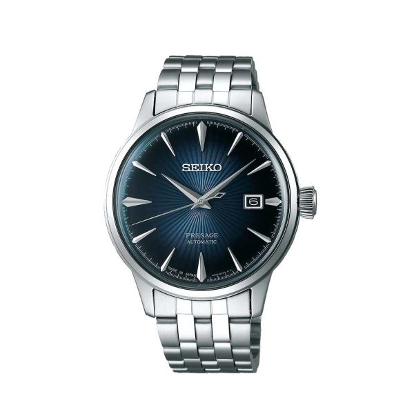 SEIKO Men's Watch PRESAGE Stainless Bracelet Blue Dial SRPB41J1