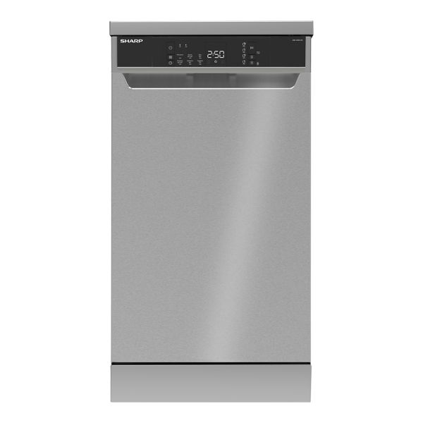 غسالة أطباق شارب 10 أفراد 45 سم شاشة رقمية 6 برامج استانلس QW-V610-SS