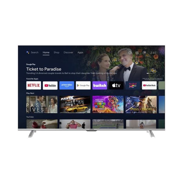 شاشة تورنيدو 4K بدون فريم 65 بوصة أندرويد ريسيفر داخلي 65UA1400E