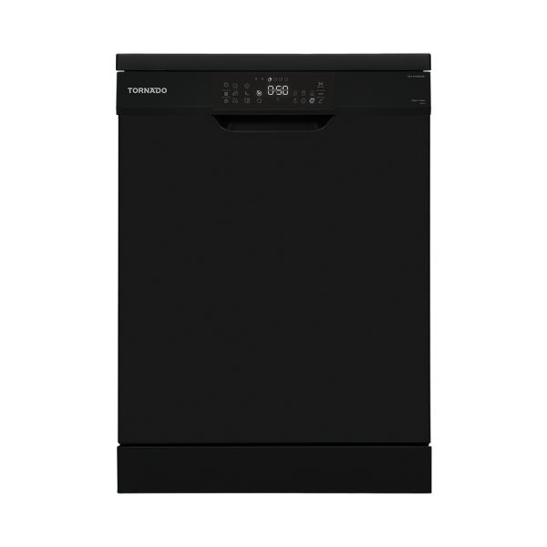 غسالة أطباق تورنيدو 13 فرد 60 سم شاشة ديجيتال 8 برامج أسود TDV-FN138CBK