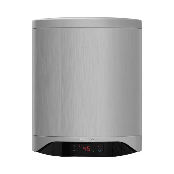 سخان مياه تورنيدو كهرباء 40 لتر إينامل ديجيتال سيلفر TEEE-40DS