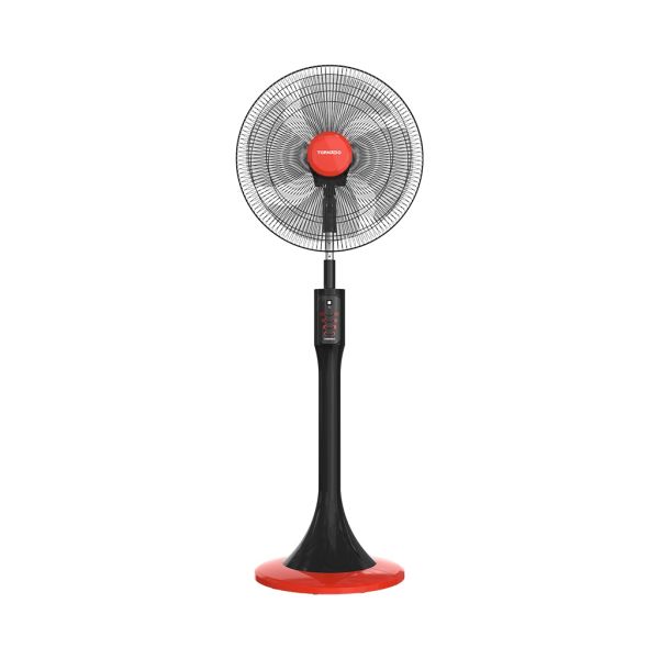 مروحة استاند تورنيدو 18 بوصة 4 ريشة أسود × أحمر TSF-18MB