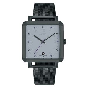 ALBA Men's Hand Watch ACTIVE Stainless Steel Band, Grey Dial AG8L71X1