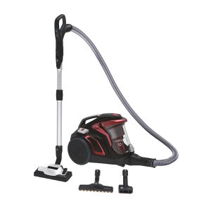 مكنسة كهربائية هوفر 850 وات فلتر هيبا أسود &times; أحمر HP730ALG 011