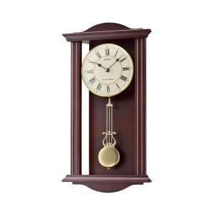 SEIKO Wall Clock Wooden Case With Automatic Silencer QXH072B