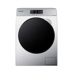 SHARP K-PRO Washing Machine Fully Automatic 7.5 Kg Inverter Light Grey ES-FE752KLE-W