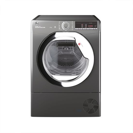 HOOVER Tumble Dryer Front Loading 8 Kg Silver HLEC8TCER-ELA
