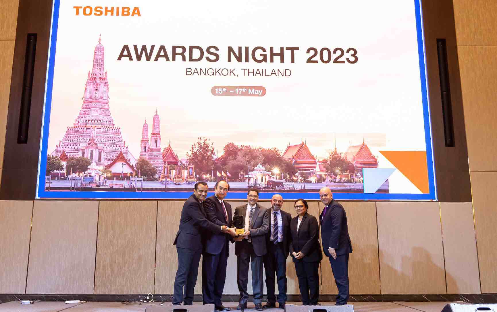 ELARABY Group receives the prestigious golden Prize from the global company Toshiba Tech in Thailand’s ceremony